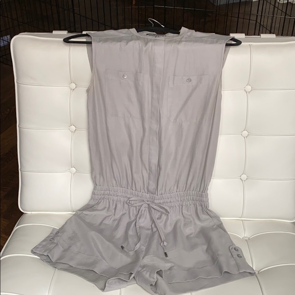 Silver Grey Vince Romper - Picture 2 of 7